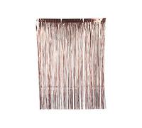 Décoration de Noël en forme de lamette pour cheveux d'ange - Or rose - Sapin de Noël métallique