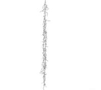 Décoration de Noël en forme de stalactites en verre transparent - Décoration festive à suspendre pour arbre, fête de mariage, décoration d'intérieur - Goutte de glace en plastique avec plan torsadé
