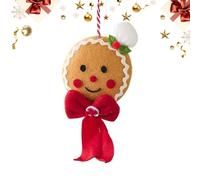 Décoration de Noël en Peluche Bonhomme d'épices - Souvenir saisonnier - Créateur d'ambiance pour Salon, Balcon, fenêtre