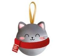 Legami Décoration de Noël en peluche Chat Multicolore