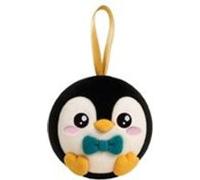 Legami - Décoration de Noël en peluche Pingouin multicolore - À suspendre, polyester 9 x 10 x 4 cm