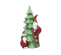 Décoration de Noël en résine représentant le Père Noël grimpant pour sapin de Noël, décoration de vacances qui apporte un charme fantaisiste aux cheminées et aux présentoirs de table pour une ambiance