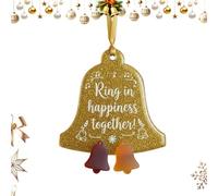 Décoration de Noël en verre de mer - Ornement sur le thème côtier - Décoration d'arbre pendentif en verre de mer | Pour intérieur ou extérieur, cour, réunions de famille, fêtes de vacances, chambre à