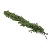 Décoration de Noël - Épicéa bleu scandinave - Guirlande d'escalier artificielle à feuilles persistantes - Guirlande festive Fix - Décoration saisonnière pour manteau de cheminée - Décoration de fête