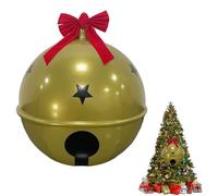 Décoration de Noël géante - Cloche gonflable en vinyle, sphère de vacances étanche, décoration de cour, bal de jardin, porche, décoration de fête | Caractéristique festive amusante pour pelouse