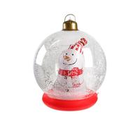 Décoration de Noël gonflable pour extérieur, 61 cm, décoration de Noël géante et mignonne en forme de bonhomme de neige imperméable pour jardin, pelouse, fenêtre, piscine, plage, vacances d'hiver