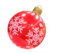 Décoration De Noël Gonflable pour Extérieur | Boule De Noël Inflatable en PVC | Sphère Grande Étanche 60cm pour Parc Jardin Arbre Toit Arrière-Cour | Terrasse Toit Arrière Cour Maison Fête