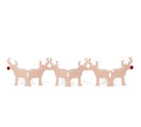 Décoration de Noël guirlande de table Renne Good old friends, Designer Sarah Baumann, 72x14x0.2 cm