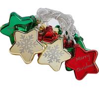 Décoration de Noël - Guirlande lumineuse créative en plastique alimentée par piles pour vitrine de magasin ou de maison 1.5m / 4.9ft 10 Lumières