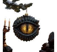 Décoration de Noël œil de Dragon, œil de Dragon Mystique enchanté avec Ficelle, décoration rétro Fantaisie du Moyen-Âge pour Sapin de Noël, Objet de Collection Gothique Unique pour Sapin