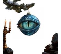 Décoration de Noël œil de Dragon, œil de Dragon Mystique enchanté avec Ficelle, décoration rétro Fantaisie du Moyen-Âge pour Sapin de Noël, Objet de Collection Gothique Unique pour Sapin