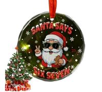 Décoration de Noël intérieure | Pendentif 67 chiffres, décoration de table de Noël souvenir - Pour extérieur, salon, chambre à coucher, fenêtre, porte, bureau, sac à dos, téléphone, anniversaire