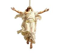 Décoration de Noël Jésus, 2D Acrylique Décoration festive, Pendentif Jésus pour rétroviseur de voiture et pour la maison, le mur, la chambre à coucher, le salon