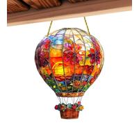 Décoration de Noël, lanterne solaire, montgolfière, décoration de mariage extérieure, lanterne solaire, décoration de jardin, lanterne solaire pour extérieur, lampe solaire