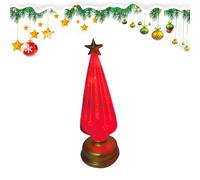 Décoration de Noël miniature - Arbre de vacances LED - Petit arbre festif - Décoration saisonnière lumineuse scintillante - Pièce centrale décorative pour table de table, cheminée, chambre à coucher