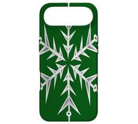 Décoration de Noël Moche Minimaliste dessinée à la Main en Forme de Flocon de Neige Blanc Coque pour iPhone Air
