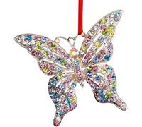 Décoration de Noël Papillon en métal, 2023 Décorations de Noël Papillon, Pendentif Arbre de Noël, Décorations de Noël, Cadeaux pour Femmes, Filles, Maman, Sœurs