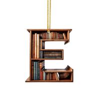 Décoration de Noël Pendentif de noël en Acrylique 2D, Mignon, Double Impression, Cadeau 2D, 1 pièce, bibliothèque, modélisation Lettres anglaises
