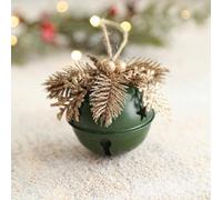 Décoration de Noël, pendentif festif en corde pour arbre et décoration de vacances rustique pour la maison et les fêtes (vert)