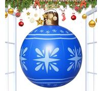 Décoration de Noël - Père Noël gonflable, 49,29 x 60,2 cm, boule de Noël gonflable | Décorations pour sapin d'extérieur | Ballons surdimensionnés pour festival, cour, pelouse