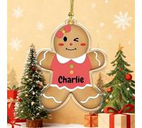 Décoration de Noël personnalisée en Forme de Bonhomme de Neige, nom personnalisé pour 2 à 8 Membres de la Famille Décorations en Acrylique Cadeaux Décorations de Noël pour la Famille