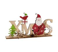 Décoration De Noël Pour Étagère,Panneau de Centre de Table Père Noël Bonhomme de Neige,Pancarte En Bois Décoration Maison Pour Les Fêtes - Pour Fêtes D'Hiver Salle De Bain Cuisine Chambre Bureau