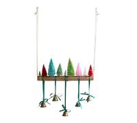 Décoration de Noël pour l'entrée de la maison | Guirlande lumineuse LED comme bijou festif coloré | Décoration murale pour Noël en intérieur et en extérieur - Idéal pour l'entrée, la cheminée, la fête