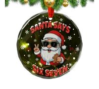 Décoration de Noël pour l'intérieur | Signes à la main | Décoration d'intérieur | Objets sarcastiques de collection Pendentif de Noël | Pour l'intérieur et l'extérieur Chambre à coucher Entrée Fenêtre