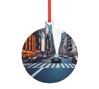 Décoration de Noël pour mariés de New York, alternative moderne en acrylique aux décorations de Noël polyvalentes