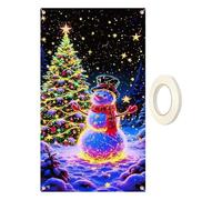 Décoration de Noël pour portes - Accessoires de fête fluorescents 178 cm x 89 cm, décoration de pour photographie | pour, ferme, intérieur, extérieur ainsi que pour