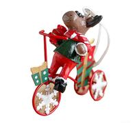 Décoration de Noël rétro sur le thème de l'aventure aérienne avec un Père Noël volant (D)