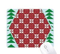 décoration de noël rouge - blanc - configuration tapis de souris green pine tree tapis en caoutchouc