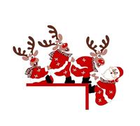 Décoration de Noël Traditionnel 1 PC Noël Père Décoration d'angle de Porte DIY Couture Créative d'intérieur Maison Drôle sur Mon Porte Film sur Mon si Amusant