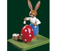 Décoration de Pâques Bunny Girl Avec Oeufs Hauteur = 8cm Neuf Osterhasenfigur