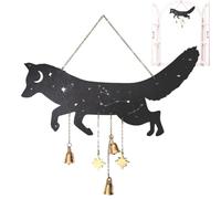 Décoration de Pâques | Carillon éolien de Pâques avec Renard et décoration de Pâques - Décoration d'extérieur en métal - Carillon à Vent Lapin en métal - Cadeau pour la Famille