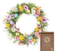 Décoration de Pâques - Guirlande rustique pour porte avec branches et