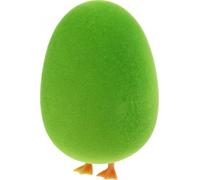 Décoration de Pâques Oeuf avec pattes, Oeuf de Pâques vert, Figurine de décoration pour le printemps, 13cm, Set de 4