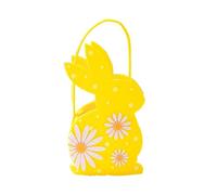 Décoration de Pâques TROIS lapins Stockage Lapin Mignon Sac à main Sac à bonbons Sac à bonbons Pâques Bonbons Sac de rangement Khv916 (D, 21 x 12 cm)