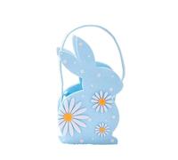 Décoration de Pâques TROIS lapins Stockage Lapin Mignon Sac à main Sac à bonbons Sac à bonbons Pâques Bonbons Sac de rangement Khv916 (C, 21 x 12 cm)
