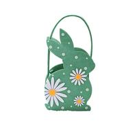 Décoration de Pâques TROIS lapins Stockage Lapin Mignon Sac à main Sac à bonbons Sac à bonbons Pâques Bonbons Sac de rangement Khv916 (A,21 x 12 cm)
