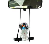 Décoration de pendentif de voiture,pendentif décoratif de voiture | Cintre de rétroviseur de voiture pendentif astronaute - Accessoires de voiture en résine, ornement suspendu, décoration intérieure d
