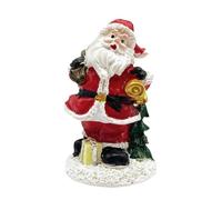 Décoration de Père Noël Père Noël - Statue de Père Noël, statue de Père Noël, décor de plateau en couches, centres de table pour le dîner, dessus de table basse