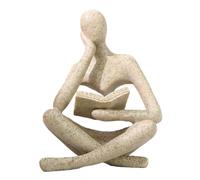 Décoration de pièce esthétique, Statue de penseur, Sculpture Lecture en résine, décoration d'intérieur, esthétique Salon, Maison Moderne pour la Vie, Le Bureau, Les étagères ta