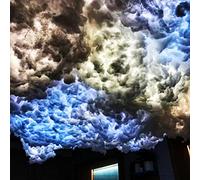 Décoration de Plafond Lumineuse en Forme de Nuage, veilleuse LED colorée, idéale pour Une Chambre d'enfant, Un Salon, Un Mariage ou Noël.