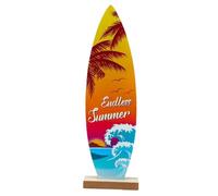 Décoration de planche de surf en bois - Panneau de plage d'été, centre de table et mur tropical | Coastal Bar Décoration de la maison Panneaux d'accent de style d'affichage mu
