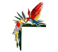 Décoration de porte - Cadre de porte en bois d'oiseau, décoration d'entrée sur le thème des animaux rustiques | Décoration de coin d'oiseau de ferme peinte à la main pour étagère, cheminée, salon