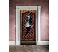 Décoration de porte confessionnal Halloween