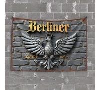 Décoration de porte de chambre à coucher Aigle de Berlin : un symbole royal de force et d'héritage Tapisserie Coquette Décoration de chambre à coucher (75 x 100 cm)