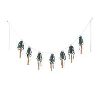 Décoration de porte de Noël - Décoration d'intérieur en macramé - Guirlande réutilisable - Pour salon, ouverture de porte, chambre d'enfant, chambre à coucher, fenêtre, cheminée, balcon, cheminée