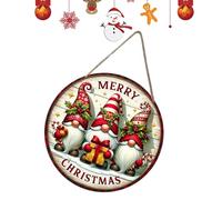 Décoration de porte de Noël - Ornement en bois de 20 cm | Enseigner pour porte d'entrée, ornements de Noël, décoration de fenêtre, cadeau, ensemble mural pour la maison et le giard